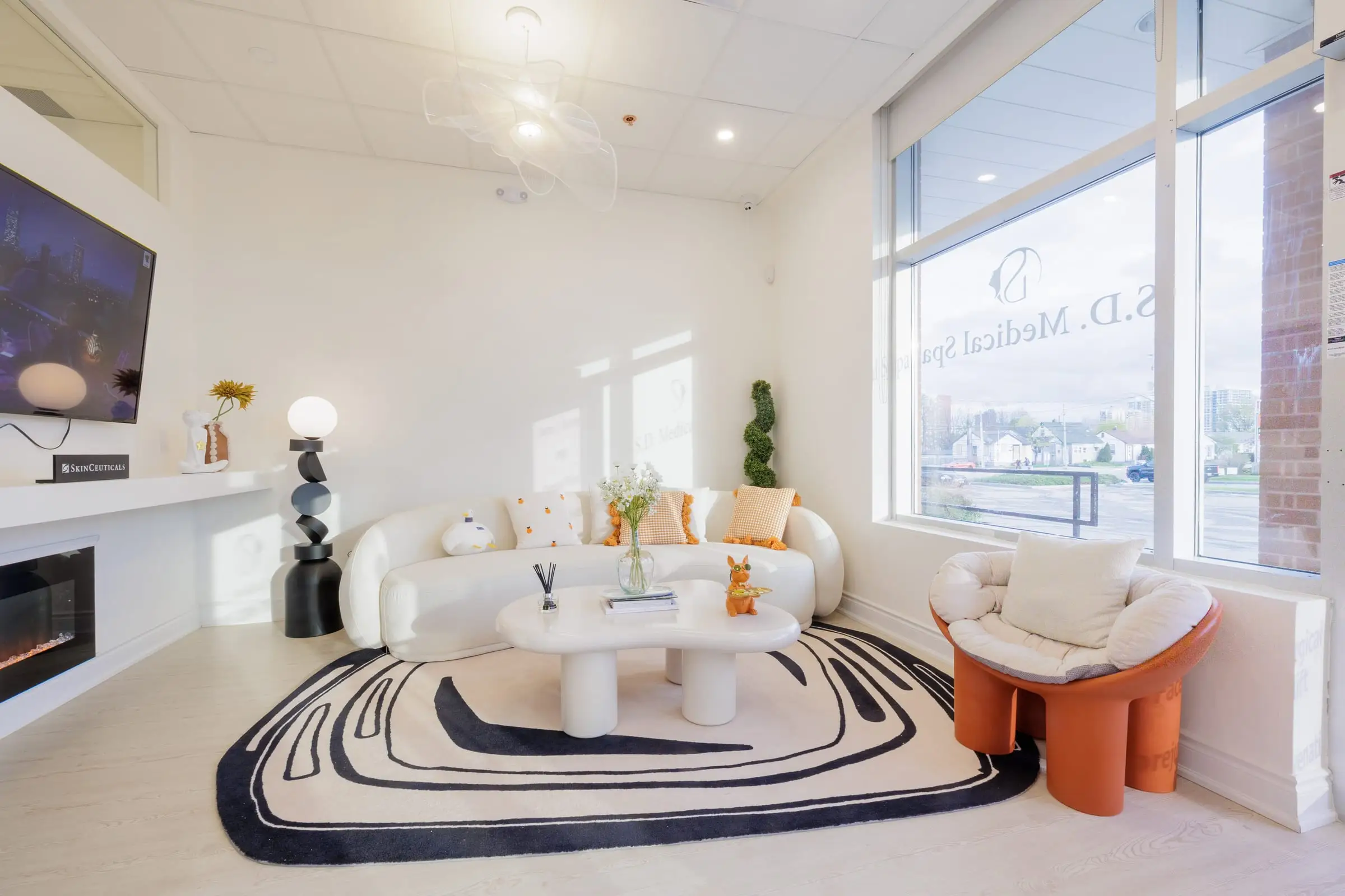 The lounge at S.D. Medical Spa.